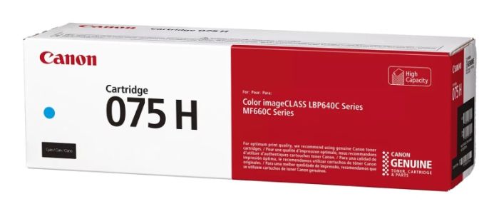 Canon CRG 075H C (6368C002) Lazerinė kasetė, Žydra – 5