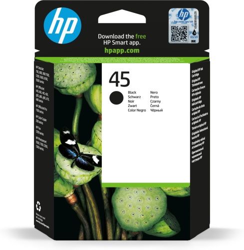 HP 45 (51645AE) Rašalinė kasetė, Juoda – 14