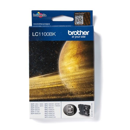 Brother LC-1100BK (LC1100BK) Rašalinė kasetė, Juoda – 4