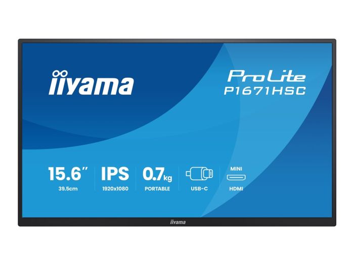 IIYAMA P1671HSC-B1 Portable 15.6inch IPS – 2