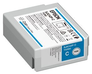 Epson SJIC42P-C (C13T52M240) Rašalinė kasetė, Žydra – 3