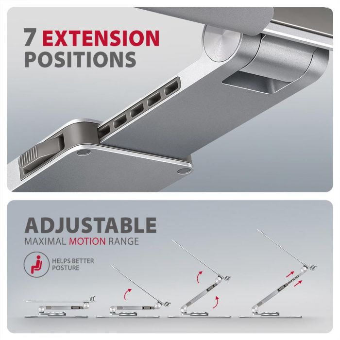 NB ACC STAND 10-17" ROTATING/ALUMINUM STND-LR AXAGON – 7