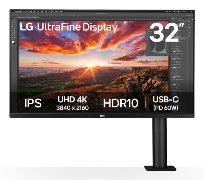 LCD Monitor LG Pivot 32UN880K-B 31.5" 60Hz