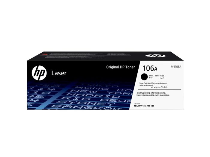 HP 106A Black Laser Toner Cartridge