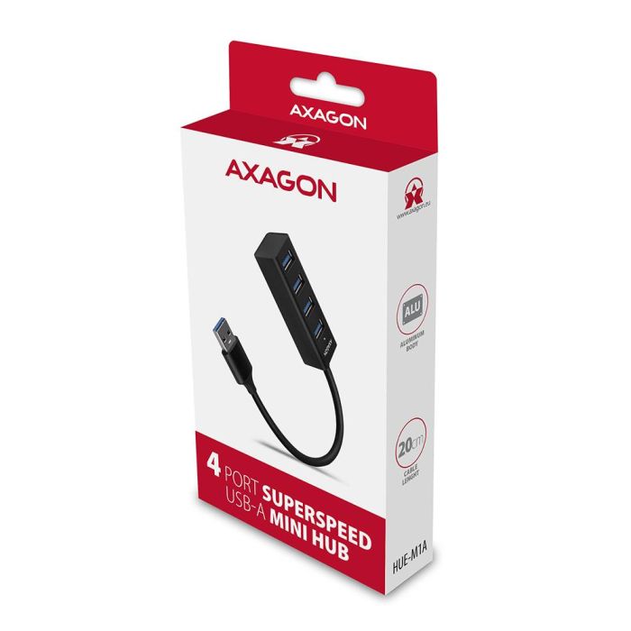 I/O HUB USB3.2 4PORT MINI/0.2M HUE-M1A AXAGON – 6