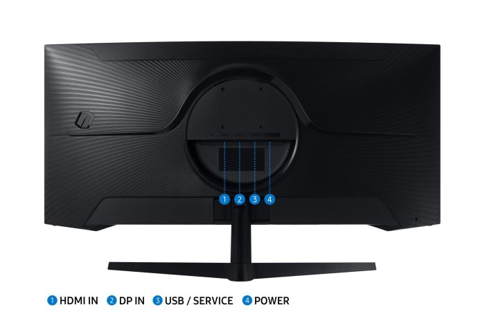 LCD Monitor SAMSUNG Odyssey G5 Gaming/Curved/21 34" – 19