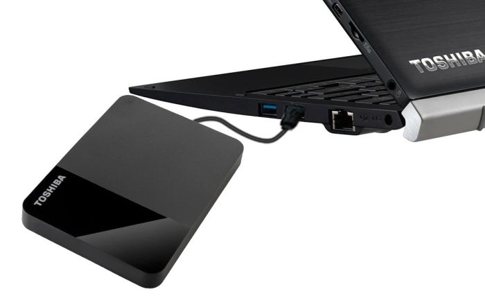 External HDD TOSHIBA Toshiba Canvio Ready Black 2TB (HDTP320EK3AA) 2TB – 4