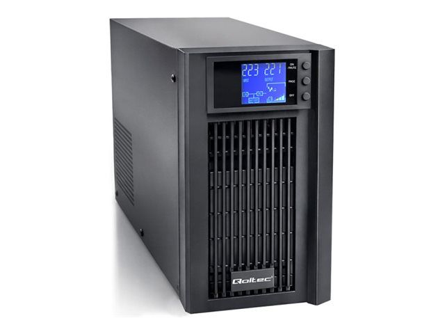 QOLTEC UPS 3kVA 2400W AVR LCD