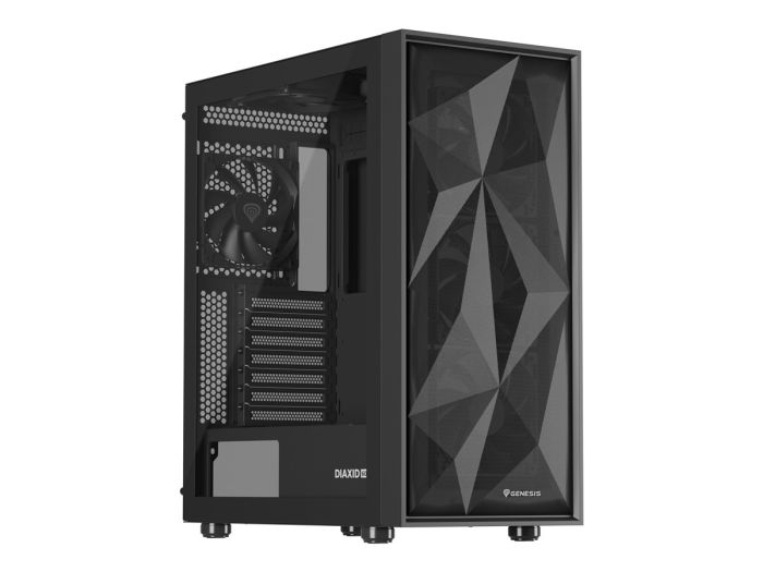 NATEC Genesis PC Case Diaxid 605F black