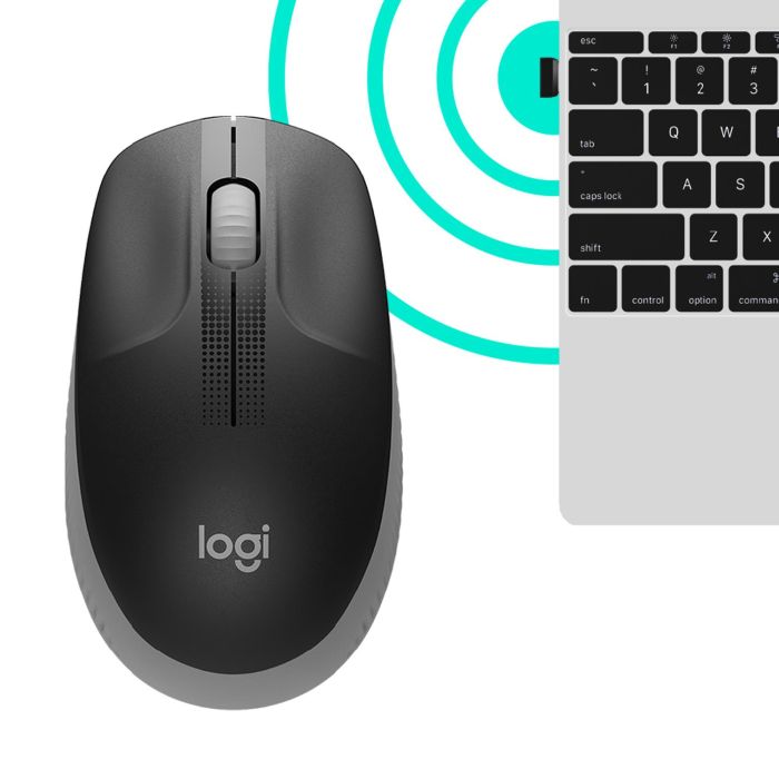 MOUSE USB OPTICAL WRL M190/GREY 910-005906 LOGITECH – 4