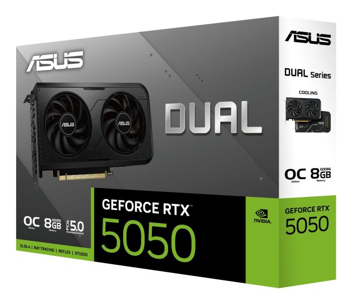 Graphics Card ASUS NVIDIA GeForce RTX 5050 GDDR6 8GB – 13