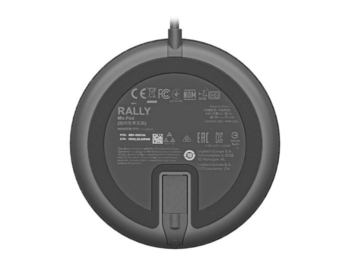 LOGI Rally Mic Pod - GRAPHITE – 5