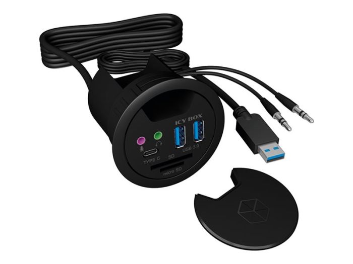 ICY BOX IB-HUB1404A Desk Hub 2x USB 3.0 – 2