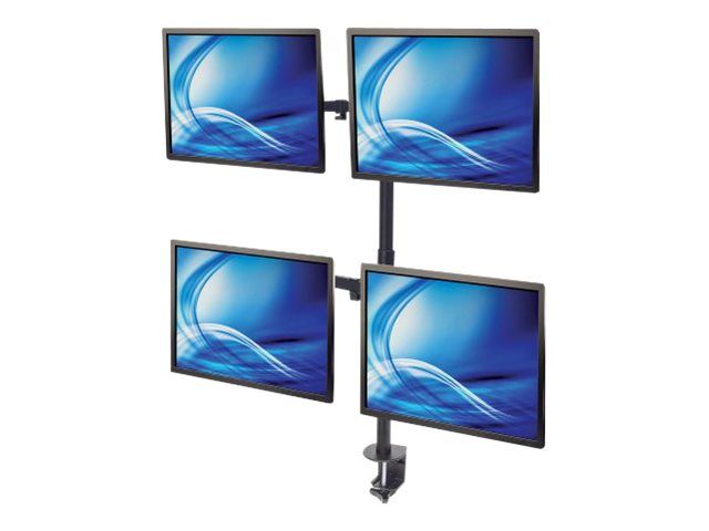 MH Monitor Mount supports 4 LCD Monitors – 3