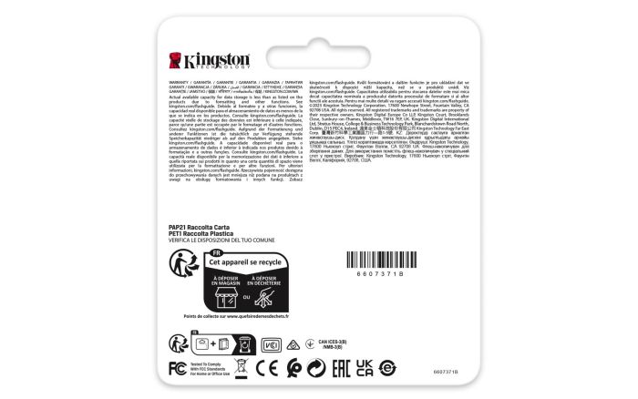 MEMORY SDHC 16GB C10/SDIT/16GB KINGSTON – 4