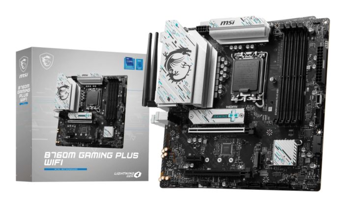 Mainboard MSI Intel B760 Express LGA1700 Micro-ATX 1xPCI-Express 3.0 1x DDR5