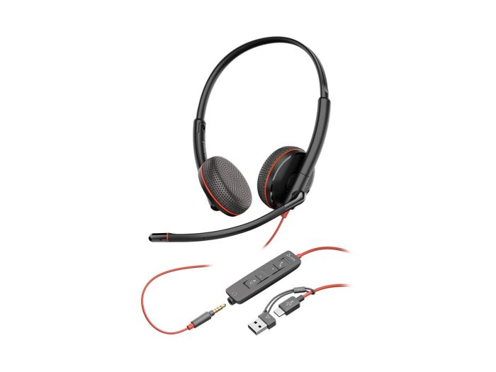 HP Poly BW 3225 USB-C HS +3.5mmP USB-C/A – 10
