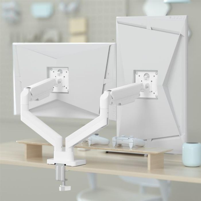 DISPLAY ACC MOUNTING ARM/DBL 17-32" MA-DA2-06-W GEMBIRD – 17