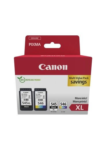 Canon PG-545XL/CL-546 (8286B010) Rašalinių kasečių komplektas, BK/CMY – 2