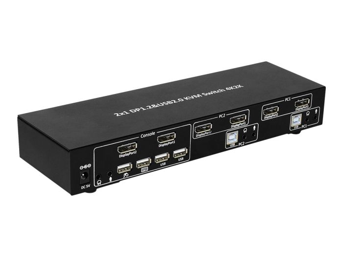 TECHLY 101928 2-port DisplayPort KVM – 3
