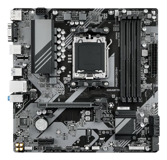 Mainboard GIGABYTE AMD A620 micro ATX 4xSlots DDR5 – 2