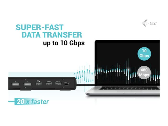 I-TEC USB-C Tripledock PD 100W – 3