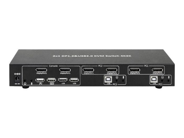 TECHLY 101928 2-port DisplayPort KVM – 2