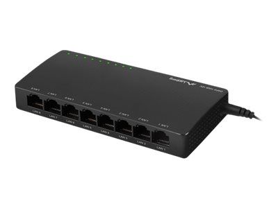 LANBERG switch DSP2-1008-12V 8-port – 2