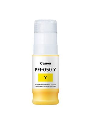 Canon PFI-050 Y (5701C001) Rašalo papildymo buteliukas, Geltona – 2