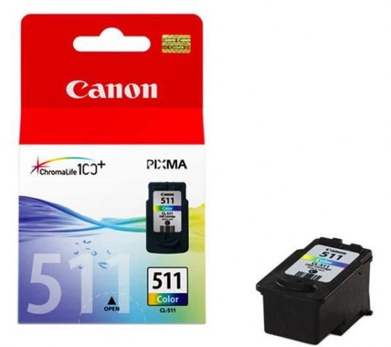 Canon CL-511 Color (2972B001) Rašalinė kasetė, CMY – 2