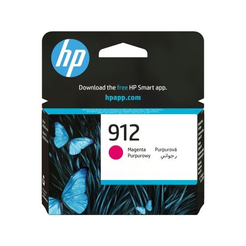 HP 912 (3YL78AE) Rašalinė kasetė, Purpurinė – 12