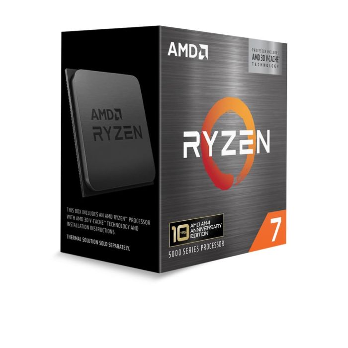 CPU AMD 3.4 GHz 8xCores Box AMD Ryzen 7 5800X3D – 5