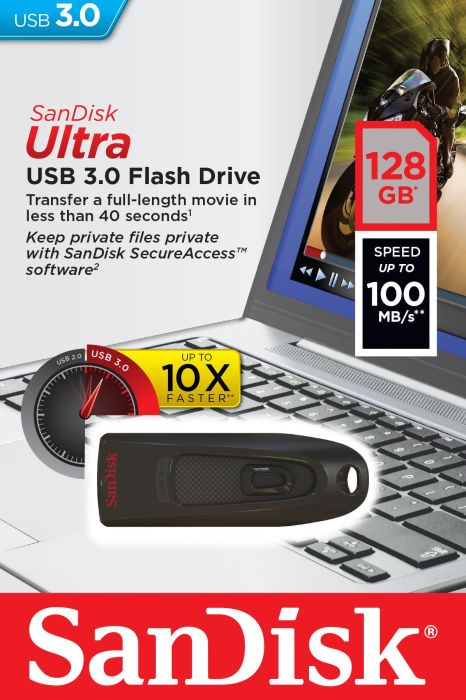 MEMORY DRIVE FLASH USB3 128GB/SDCZ48-128G-U46 SANDISK – 8