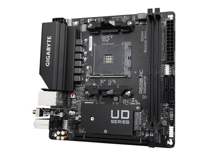 GIGABYTE A520I AC Socket AM4 AMD A520 – 5