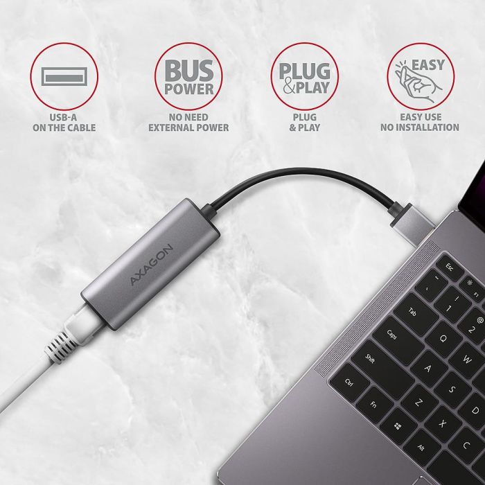 NET ADAPTER USB3.2 2.5G/ADE-25R AXAGON – 3