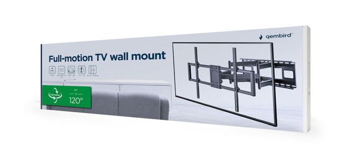 TV SET ACC WALL MOUNT 60-120"/WM-120ST-01 GEMBIRD – 4