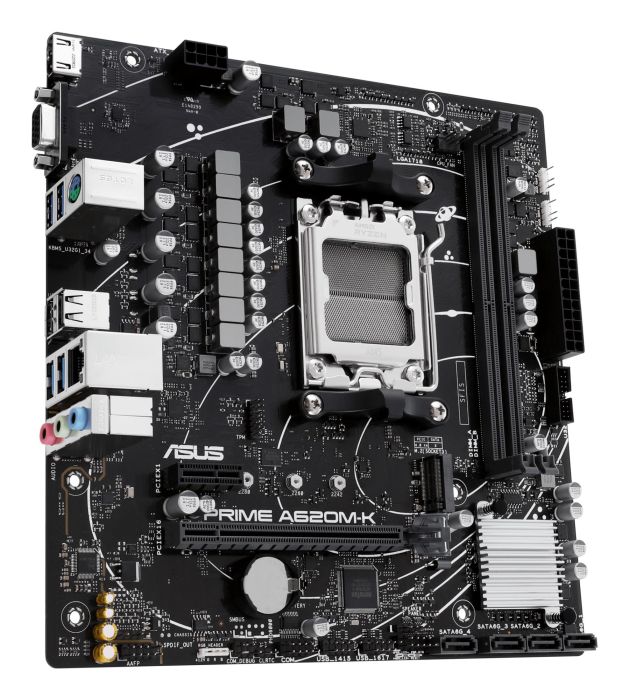 Mainboard ASUS AMD A620 Micro-ATX 1xPCI-Express 3.0 1x 1xPCI-Express 4.0 16x – 4