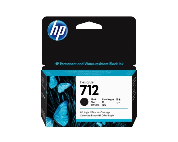 HP 712 (3ED70A) Rašalinė kasetė, Juoda