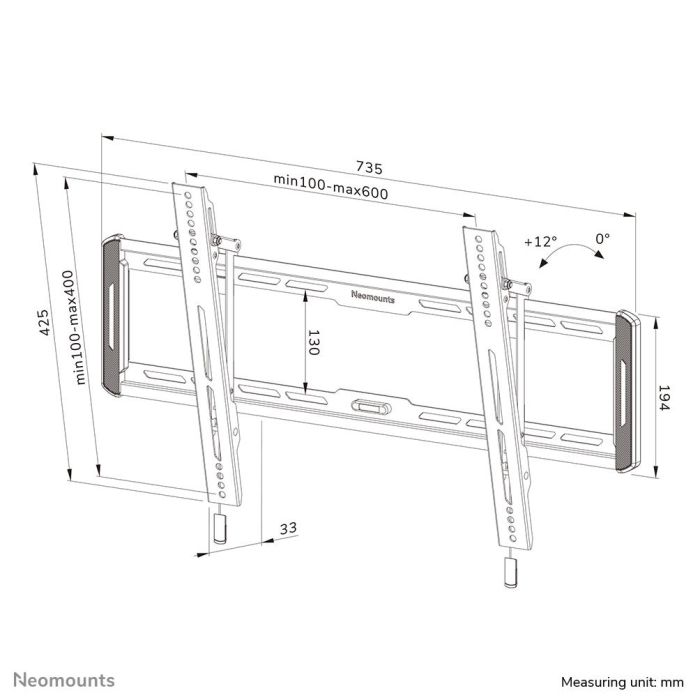 TV SET ACC WALL MOUNT/WL35-550BL16 NEOMOUNTS – 20