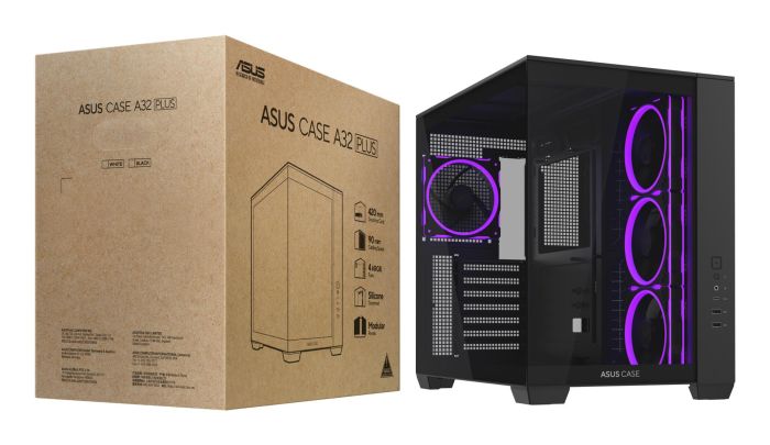 Case ASUS ATX/micro ATX/Mini-ITX Black PC – 16