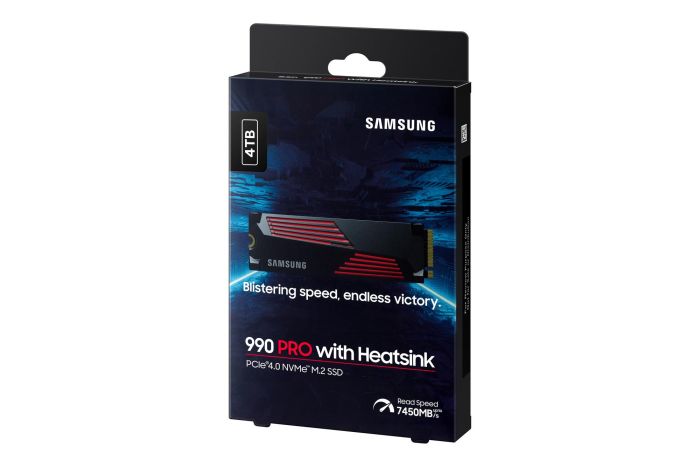 SSD SAMSUNG 990 PRO with Heatsink 4TB – 14