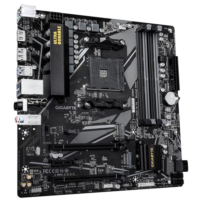Mainboard GIGABYTE AMD B550 micro ATX 4xSlots GIGABYTE B550M DS3H AC R2 DDR4 – 3