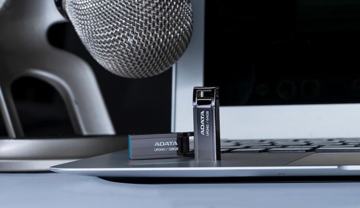 MEMORY DRIVE FLASH USB3.2 64GB/BLACK AROY-UR340-64GBK ADATA – 5