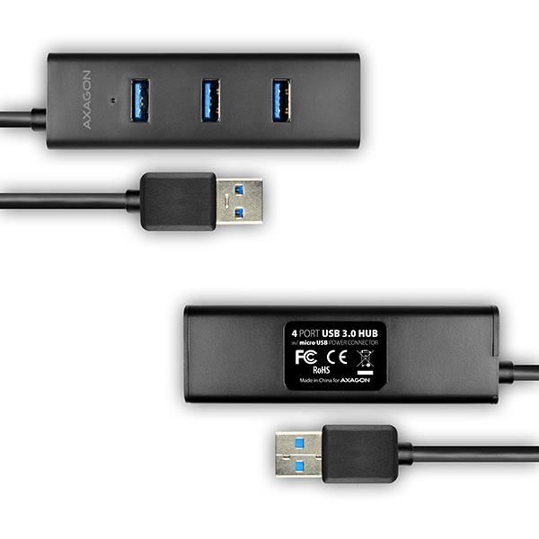 I/O HUB USB3.0 4PORT CHARGING/1.2M HUE-S2BL AXAGON – 7