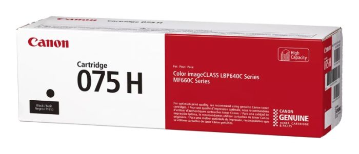 Canon CRG 075H BK (6369C002) Lazerinė kasetė, Juoda – 5