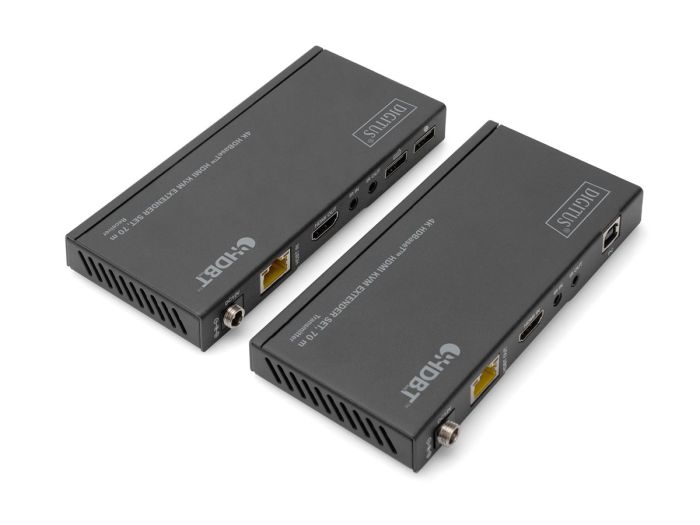 DIGITUS HDBaseT HDMI KVM Ext 4K/30Hz 70m – 5