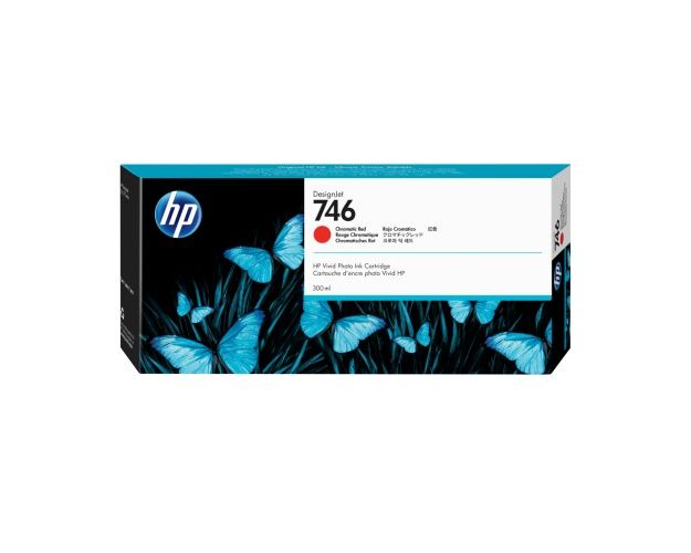 HP 746 (P2V81A) Rašalinė kasetė, Chromatinė raudona – 3