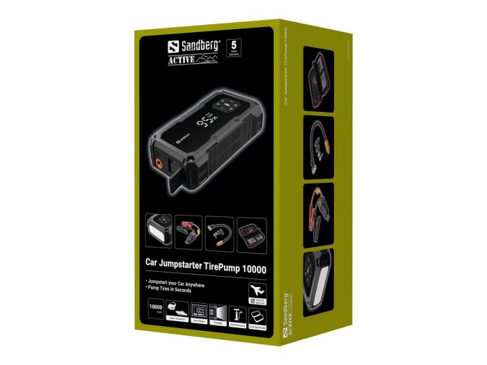 SANDBERG Car Jumpstarter TirePump 10000