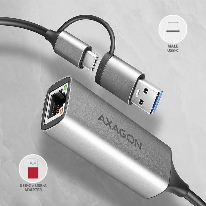 NET ADAPTER USB-C 1GB/ADE-TXCA AXAGON – 6