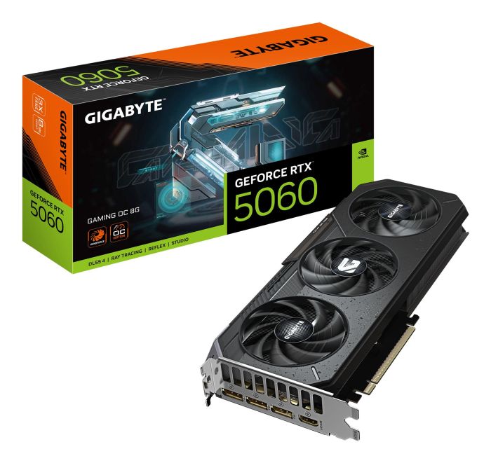 Graphics Card GIGABYTE NVIDIA GeForce RTX 5060 GDDR7 8GB